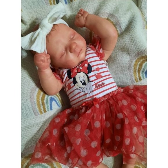 Disney Baby Minnie Mouse Red/White Dress, Size 0-3m, NWOT - Picture 1 of 9